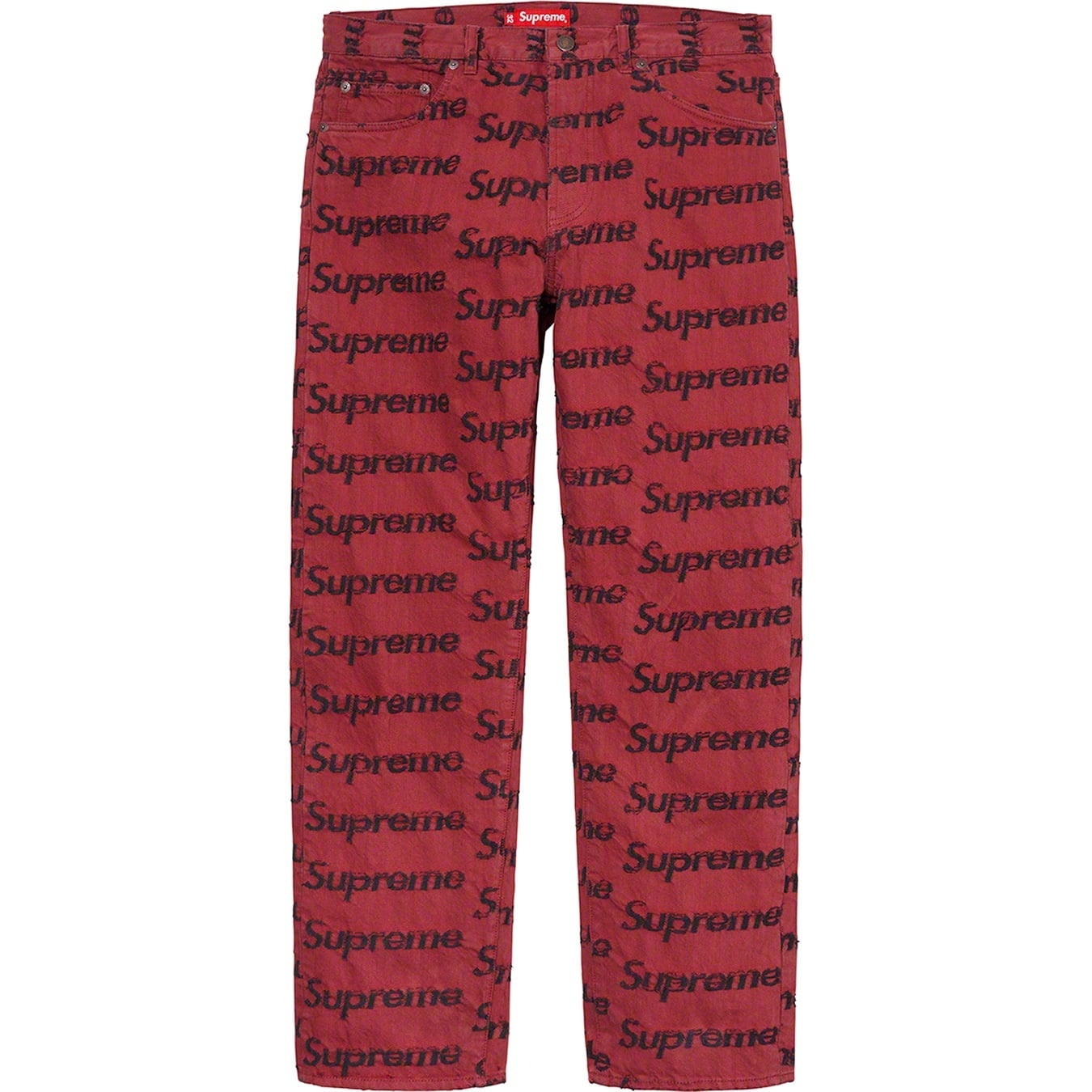 Frayed Logos Regular Jean view 9
